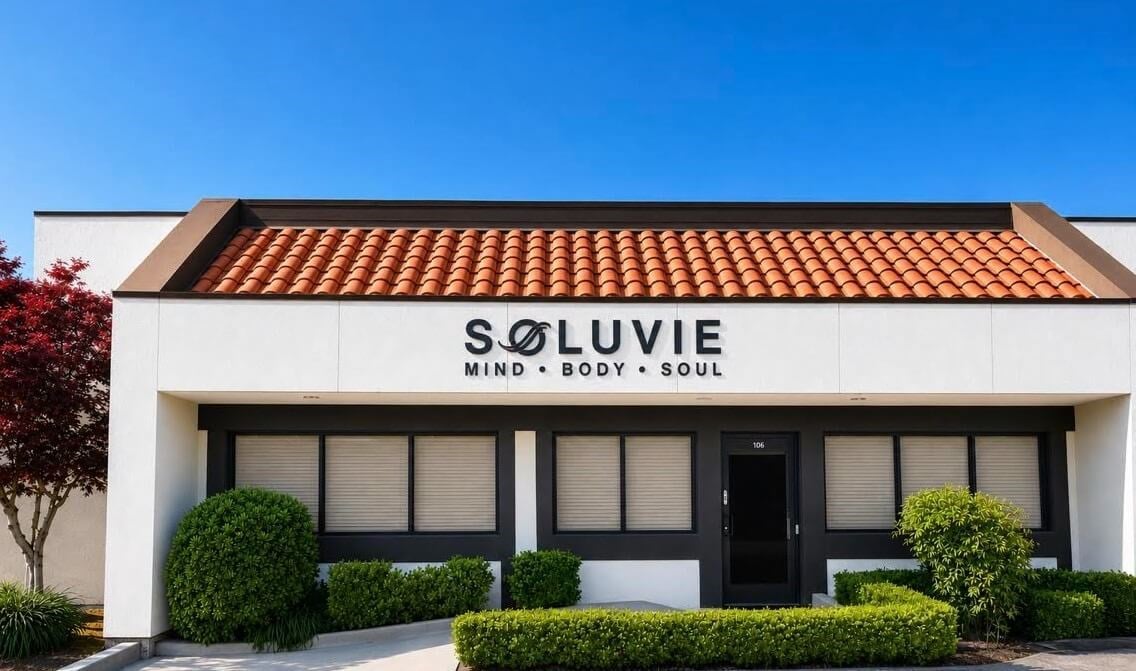 Soluvie building on East Herndon Avenue, Fresno